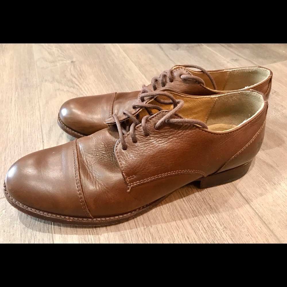 Frye Erin Oxford, in Cognac, women’s size 8.5B